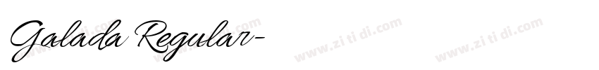 Galada Regular字体转换 Galada Regular字体转换